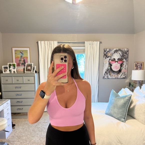 FP Movement by Free People Tops - FP Movement by Free People Pink Tank Top